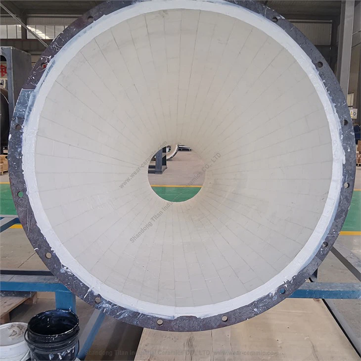 Wear Resistant Liner Of Cyclone Pipe Chute