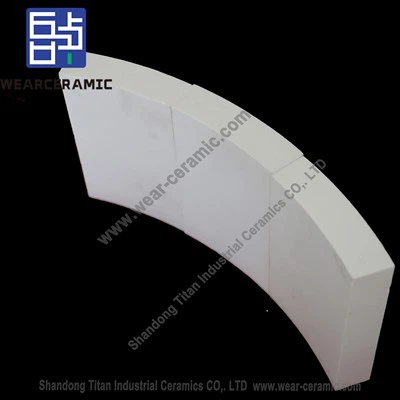 ZTA Zirconium Aluminium Boginn Pipe Liner fyrir efnaiðnað